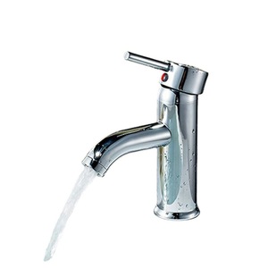 Grifo monomando moderno para lavabo con válvula de cerámica, acabado cromado, montaje en cubierta, grifo de un solo orificio para fregadero - Product Image 5