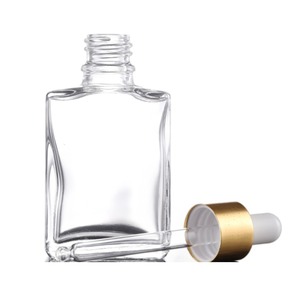 Luxury Hair Body Oil &amp; Face Cream <strong>Bottle</strong> <strong>15ml</strong> 30ml 50ml 100ml Glass <strong>with</strong> Clear <strong>Black</strong> <strong>Dropper</strong> for Skin Care MOQ 100pcs - Product Image 2