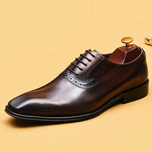 Chaussures Oxford en cuir pour hommes, style britannique luxueux, à bout pointu, antidérapantes et désodorisantes, chaussures décontractées - Product Image 6
