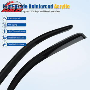 Pare-soleil en acrylique pour Toyota Tacoma Access Cab 16-24, protection contre la pluie et le soleil, 2 pièces - Product Image 4