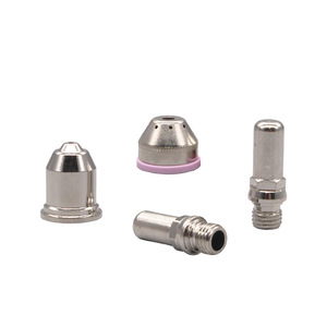 Électrode et buse de torche de découpe plasma Jiusheng HC-1003 avec capuchon de protection pour acier inoxydable 30-60 A - Product Image 1