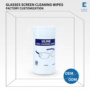 <span class=keywords><strong>Lingettes</strong></span> <span class=keywords><strong>nettoyantes</strong></span> pour écrans de lunettes de haute qualité, séchage rapide, sans résidus, emballage en vrac pour OEM/ODM - Product Image 1