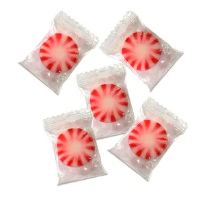 Wholesale Slice Candy Colorful Sweet Candy Fruit Lollipop Sliced Striped Candy