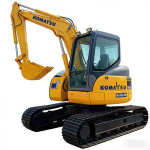 Excavadora de orugas pequeña Komatsu PC78 usada de 7 toneladas, maquinaria hidráulica de construcción, excavadora de <span class=keywords><strong>segunda</strong></span> <span class=keywords><strong>mano</strong></span> para uso doméstico - Product Image 1