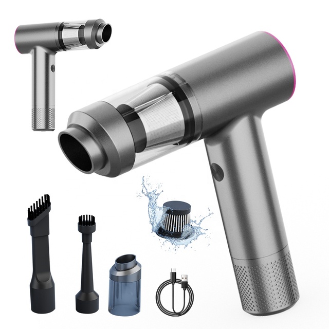 2024 Hot Selling Large Suction Portable Cordless Mini Vacuum Cleaner Dust Buster 2 in 1 Brushless Motor Handheld Vacuum for Car