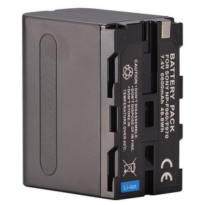 <b>Battery</b> Pack For NP-F960 F970 7.4V 6600mAh Li-ion <b>Camera</b> <b>Battery</b> - Product Image 5