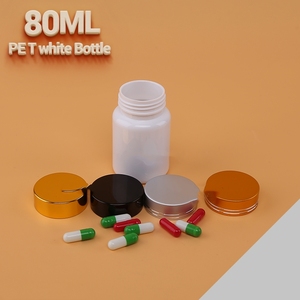 Trắng Pet Nhựa Chai Thuốc 100Ml 250Ml 200Ml Công Suất Vít Cap Thuốc Viên Nang Vitamin Container Rỗng Cho Chất Lỏng Sử Dụng - Product Image 4