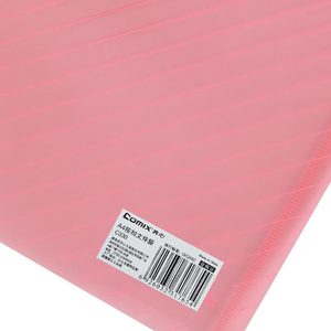 Comix C330 A4 Transparent Snap Button <b>Document</b> Bag Office Organizer File <b>Folder</b> Storage PP Material 10 Pieces - Product Image 4