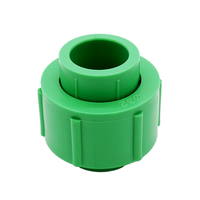 Raccords d'union d'adaptateur de joint de tuyau de connecteur de Tube Ppr en plastique vert 63Mm