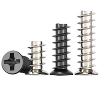 Vis autotaraudeuses M5 KB à tête fraisée plate en acier inoxydable 304 pour ventilateur PC et radiateur d'ordinateur