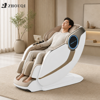 Fauteuils de massage ZHOUQI 2D 131 Plus avec rouleaux de massage pour les bras, les meilleurs fauteuils de massage intégral du marché, fabriqués en Chine