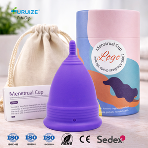 Coupe <span class=keywords><strong>menstruelle</strong></span> réutilisable en silicone Furuize, OEM ODM, vente en gros, approvisionnement en vrac, marque privée, qualité médicale, anti-fuite, douce, exportation d'usine - Product Image 1