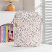 Nouvelle Housse de Livre Matelassée Anti-Poussière Multifonctionnelle Moderne Minimaliste Sac de Rangement pour Livres Sac de Voyage Portable Sac à Cosmétiques Floral et Sac de Prière