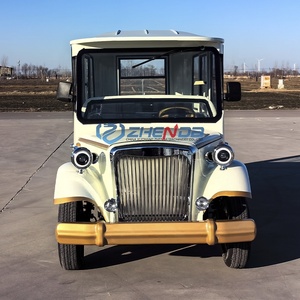 Black Classic Electric Sightseeing Car New Design Special Transportation - Product Image 6