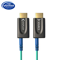 Nouveau pour Mini Extenseur de Fibre Optique Détachable 2.1, Paire Torsadée PVC 8K 60Hz/4K 120Hz, Connecteur MPo (Jusqu'à 300M) CEC/ARC pour Moniteur