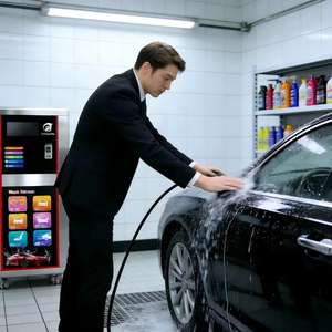 Sistema de Lavado de Autos de Autoservicio de Alta Presión de 3 kw y 150 bar, Operado con Efectivo y Tarjeta, Estación de Belleza para Autos de Autoservicio - Product Image 4