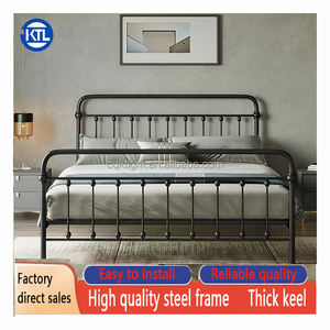 Cadre <span class=keywords><strong>de</strong></span> <span class=keywords><strong>lit</strong></span> amovible surdimensionné et porteur <span class=keywords><strong>de</strong></span> haute qualité lits <span class=keywords><strong>en</strong></span> métal <span class=keywords><strong>lit</strong></span> king size - Product Image 5