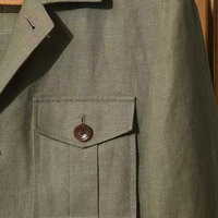 Veste décontractée pour homme sur mesure, respirante, à simple boutonnage, de haute qualité, pour la chasse en extérieur, automne, avec boutons décoratifs, ODM
