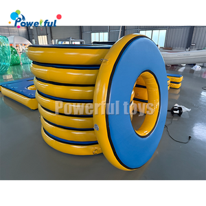 Piste d'air en PVC commerciale pour <span class=keywords><strong>Ninja</strong></span> Warrior Gym Training Crawl Bridge <span class=keywords><strong>Parcours</strong></span> d'obstacles gonflable pour parcs d'aventure garderies - Product Image 3