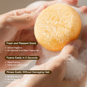 KORMESIC - Jabón de Champú para el Cabello de 64 g, Etiqueta Privada, Lavanda, Antipicazón, Anticaspa, Carbón de Bambú, Rosa, Jabón Natural en Barra - Product Image 4