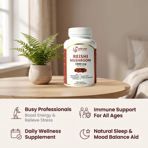 Capsules d'extrait de champignon Reishi 1000mg Ganoderma, stimulant immunitaire, antioxydant, complément alimentaire, OEM disponible - Product Image 3