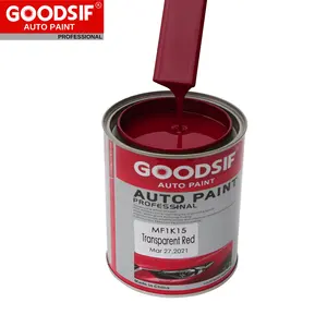 Fournisseur de peinture automobile métallique Apprêt 1K Couche transparente 2K Acrylique Basecoats solides Marque GOODSIF