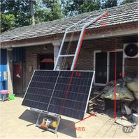 Lève-charge solaire électrique 25M, 200 kg, échelle hydraulique pour l'installation sur toiture