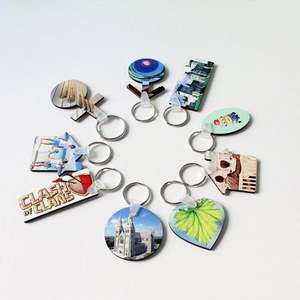 Porte-clés vierge pour sublimation double face - Porte-clés personnalisé en MDF pour cadeaux promotionnels - Product Image 4