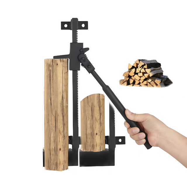 Heavy Duty Modern Metal Manual Log Splitter Portable Firewood Cutter for Efficient Wood Splitting