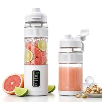 Draagbare blender, persoonlijke fruitmixer, draadloos, USB oplaadbaar, mini shake maker voor reizen, kantoor, thuis, op maat gemaakt