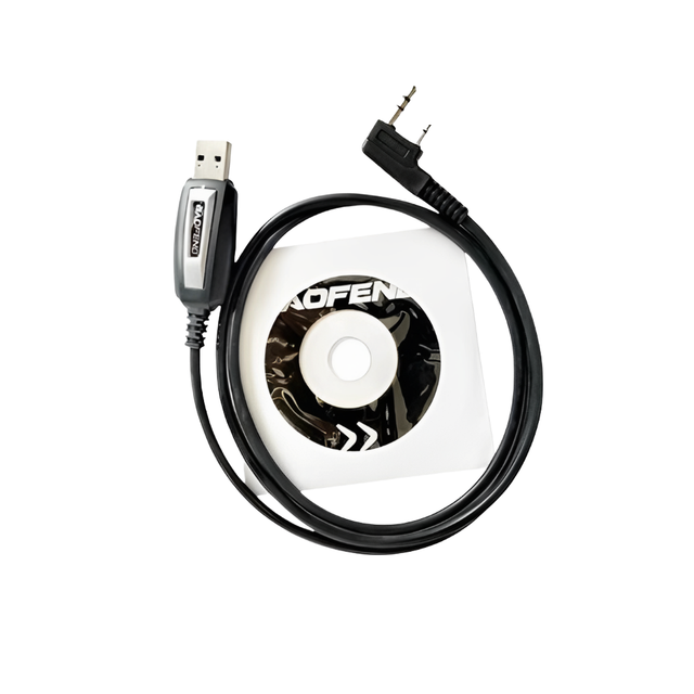 Baofeng Bf Analog Walkie Talkie K Port Driver CD Software Data Line Two Way Radio USB Programming Cable for UV82 UV 5R 888s UV5R