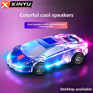 ODM/OEM WS-980 Altavoz Bluetooth para Auto con Sistema de Sonido Estéreo y Subwoofer, Iluminación LED RGB 5.3, Resistente al Agua IPX5, Modelo de Auto Deportivo - Product Image 1