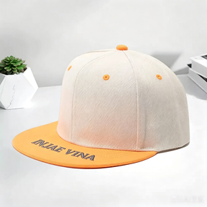 Casquette Snapback vierge 6 panneaux à visière plate, style baseball, broderie de logo personnalisée, unisexe, Hip Hop, vente en gros - Product Image 1