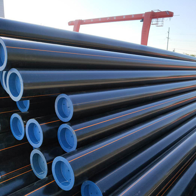 3mm Underground Natural Gas Pipe , 1.0Mpa 1.6Mpa Large Diameter Polyethylene Pipe