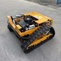 Tondeuse à gazon sans fil télécommandée, type chenillé, qualité professionnelle, moteur 4 temps 250cc, économique et portable