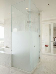10mm ultra chiaro 8mm ingresso anteriore smerigliato cornice cornice porta doccia <span class=keywords><strong>vetro</strong></span> smerigliato - Product Image 3