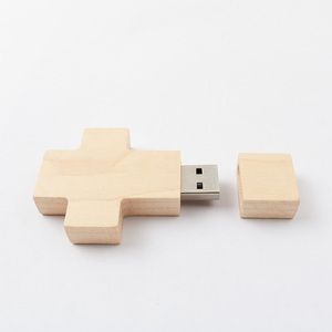 Số lượng lớn gỗ hình chữ thập USB Pendrive 4GB 8GB 16GB 32GB tùy chỉnh Keychain hoạt động khác nhau Quà Tặng USB2.0/3.0 Bộ nhớ gậy - Product Image 4
