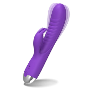 Vibrateur Lapin pour Femmes, Stimulation Double Point G et Clitoris, Vibrations Puissantes Oscillantes et Sinueuses, Jouet Sexuel en Silicone Rechargeable - Product Image 1
