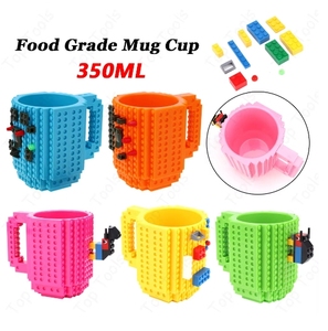 350ML Build-On Brick Mug <b>Building</b> <b>Blocks</b> Coffee Cup DIY Funny <b>Blocks</b> Mug Cup Portable Drink Ware Mug <b>Building</b> <b>Blocks</b> Design - Product Image 2