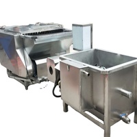 Machine d'abattage de volailles 500 poulets par heure, échaudage et plumage