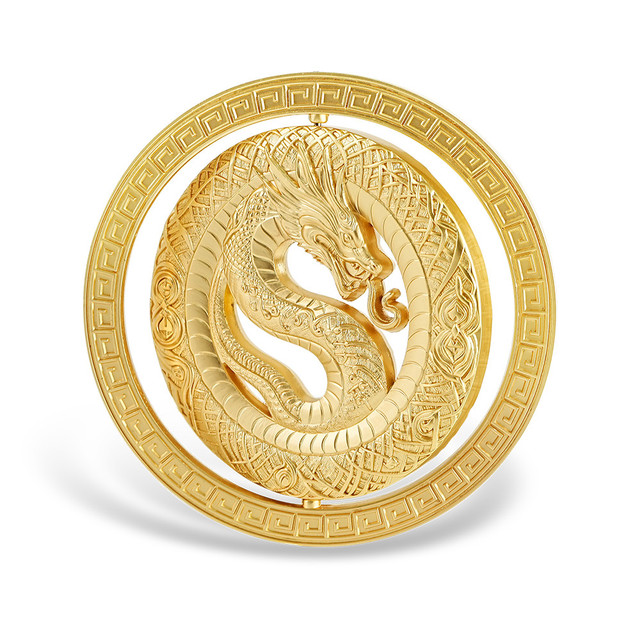 Suppliers Custom Gift Challenge Cartoon Coin Hard Metal Coin Dragon Commemorative Coin