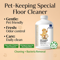 Nettoyant pour sols pour animaux de compagnie OEM/ODM 500 ml avec huile essentielle de thé blanc au jasmin, nettoyage en profondeur et désodorisation pour surfaces domestiques, chats et chiens