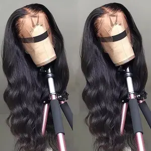 Body Wave Undetectable Silk Base 5*5 Lace Closure UK Wig 60 Inch 100 Percent Human Hair Frontal Wig To Buy