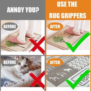 Cinta Antideslizante para Alfombras, Evita que se Enrollen, Mantiene el Alfombra en su Lugar y Plana las Esquinas y Bordes, Renovable - Product Image 5