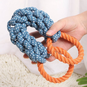 Juguetes de Cuerda para Perros 2026, con Doble Asa y Nudos, Ideales para Masticadores Fuertes, Limpian los Dientes, Adecuados para <span class=keywords><strong>Cachorros</strong></span> - Product Image 4
