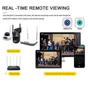 Xmeye icsee 3MP Dome 6MP PTZ daul ống kính máy ảnh Cắm và chơi <span class=keywords><strong>Wifi</strong></span> 8CH NVR Hệ thống <span class=keywords><strong>camera</strong></span> an ninh Kit CCTV Hệ thống <span class=keywords><strong>camera</strong></span> - Product Image 4