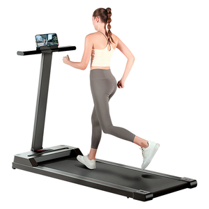 Caminadora Eléctrica Plegable 2 en 1 Portátil con LED, Máquina de Ejercicio Multifuncional para el Hogar, para Trotar/Caminar, con Prueba de Frecuencia Cardíaca Inalámbrica - Product Image 2