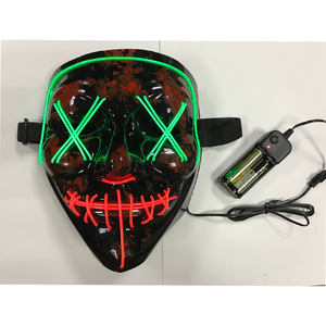 Cool Stuff Mascaras Halloween Glow <span class=keywords><strong>Ghostface</strong></span> <span class=keywords><strong>Mask</strong></span> Electroluminiscencia Wire Led Mascarilla facial - Product Image 3