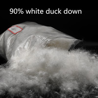 Duvet de canard blanc pur 90/10 de haute qualité, motif brut, norme australienne, garnissage textile domestique pour le confort et la chaleur