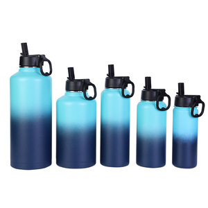 Skirton Stainless Steel Water <b>Bottle</b> 64oz Double Wall Insulated Keep Warm Cold 24Hrs Vacuum <b>Flask</b> For Outdoor Office Home Use - Product Image 4